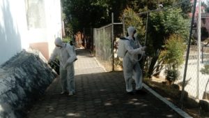 Acciones de Sanitización en espacios públicos 1