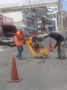 Continúan con programa permanente de bacheo en la capital 1