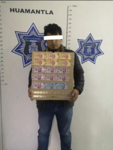 Asegurado por robo a OXXO