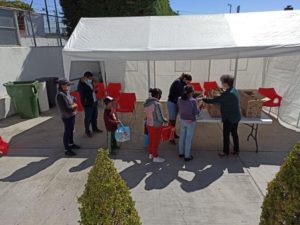 entrega de pan