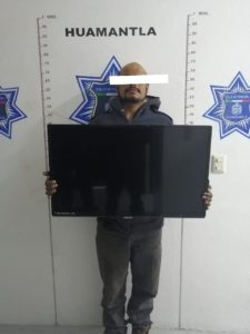 detenido robo comercio