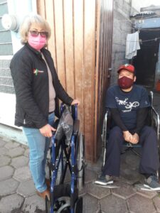 entrega silla de ruedas