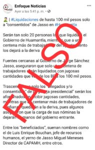 publicación falsa1
