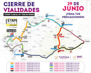 Cierres Vialidades Tour France