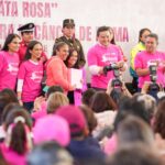 Acompaña Carlos López Suárez la quinta caminata rosa para fortalecer la prevención del cáncer de mama