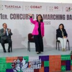 Gobernadora reconoce talento de estudiantes en primer concurso Marching Band del Cobat
