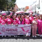 Encabeza Lorena Cuéllar quinta caminata rosa y reafirma compromiso con la salud de las mujeres 