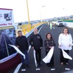 Gobernadora inaugura distribuidor vial Santa Ana Chiautempan con inversión federal de 663 millones de pesos
